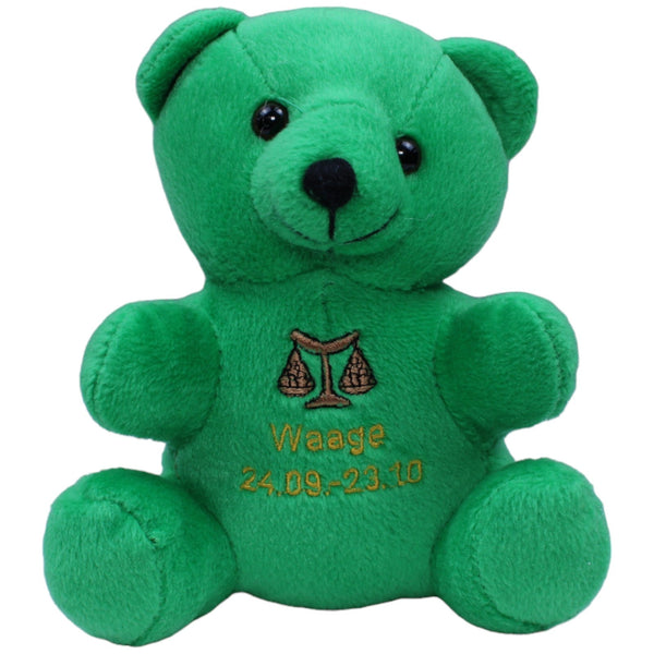 Sternzeichen-Teddybär "Waage", grün
