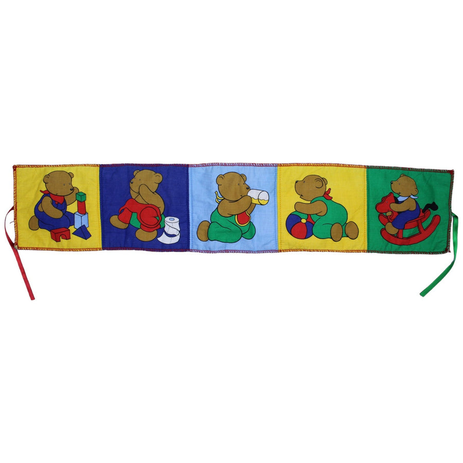 Teddybär bunt, zum Falten