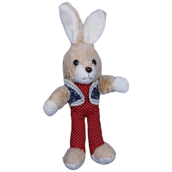 Hase mit Weste, rot-gepunktet
