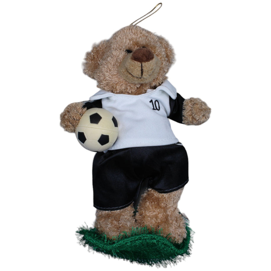Teddybär als Fußballspieler