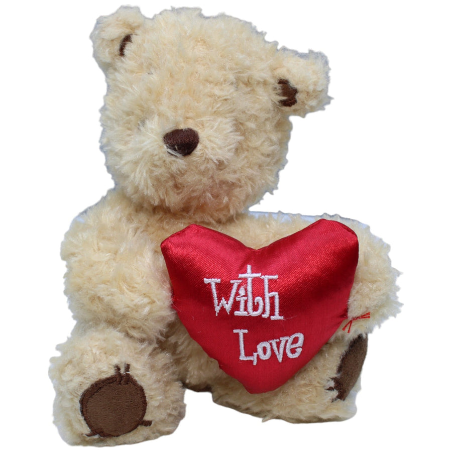 Cuddle me, Teddybär mit Herz "With Love"