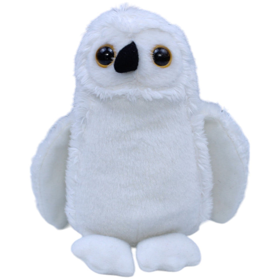 Kleine Schnee-Eule, sitzend