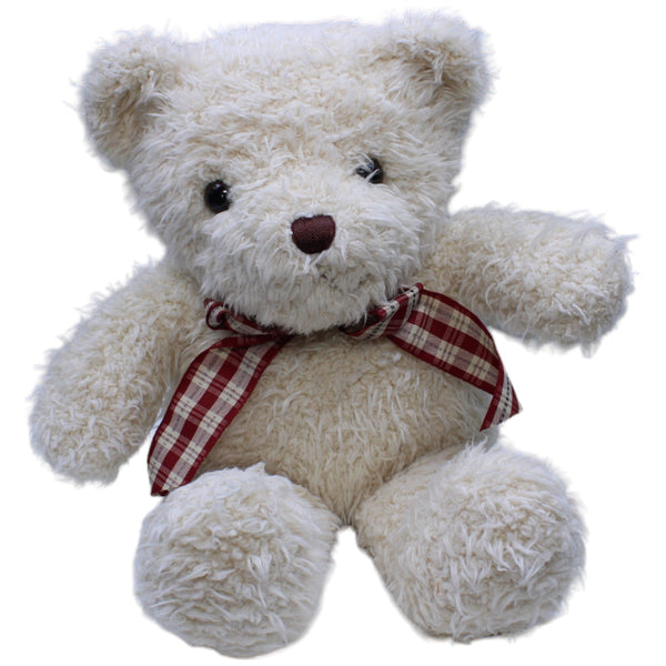Großer Teddybär mit Schleife, beige