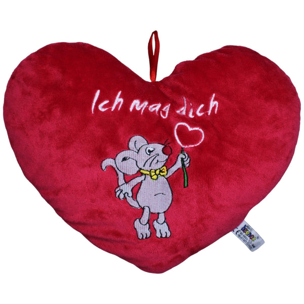 Herz mit süßer Maus "Ich mag dich"