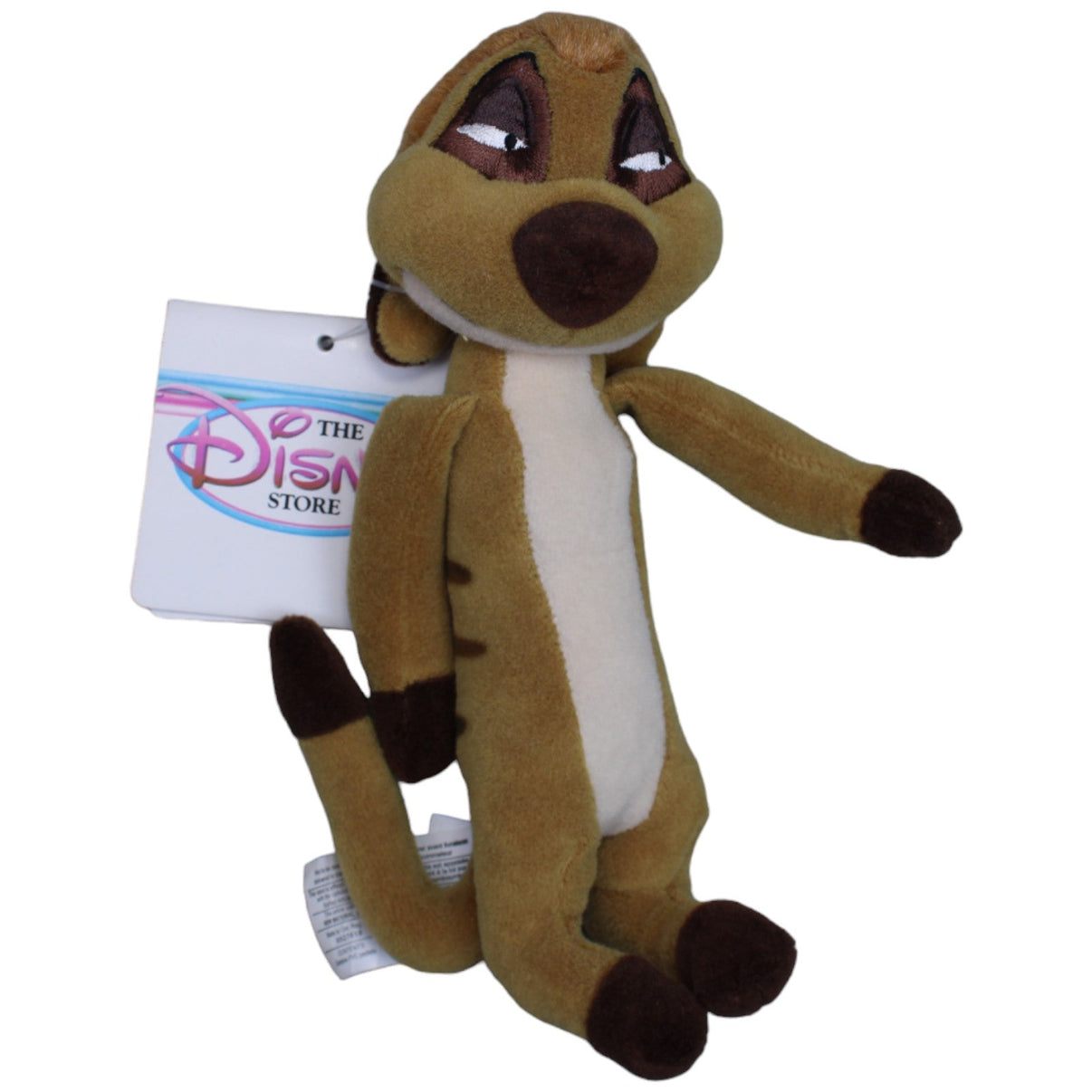 1236974 Disney Vintage Disney Store Mini Bean Bag, Timon aus König der Löwen Kuscheltier Kumpel Leo Erdmännchen neu