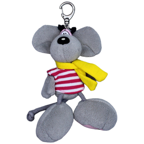 Diddl-Maus in gestreiften Shirt mit Schal