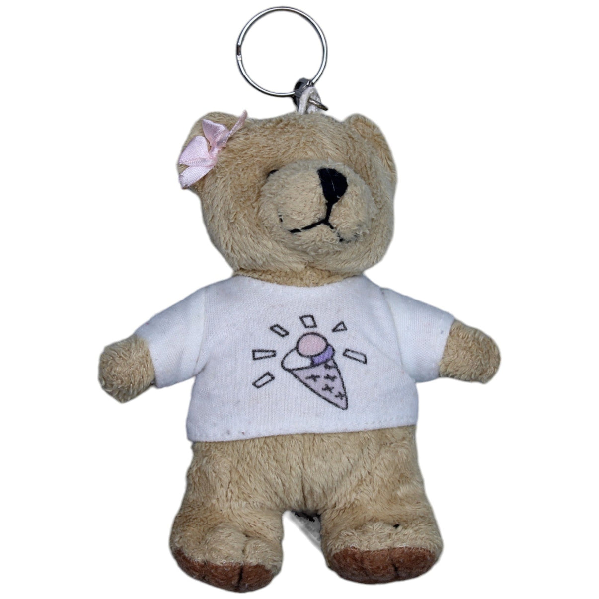 1237127 Kamloth & Kamloth Bielefeld Teddybär Mädchen mit Eiscreme T - Shirt Schlüsselanhänger Kumpel Leo Gebraucht