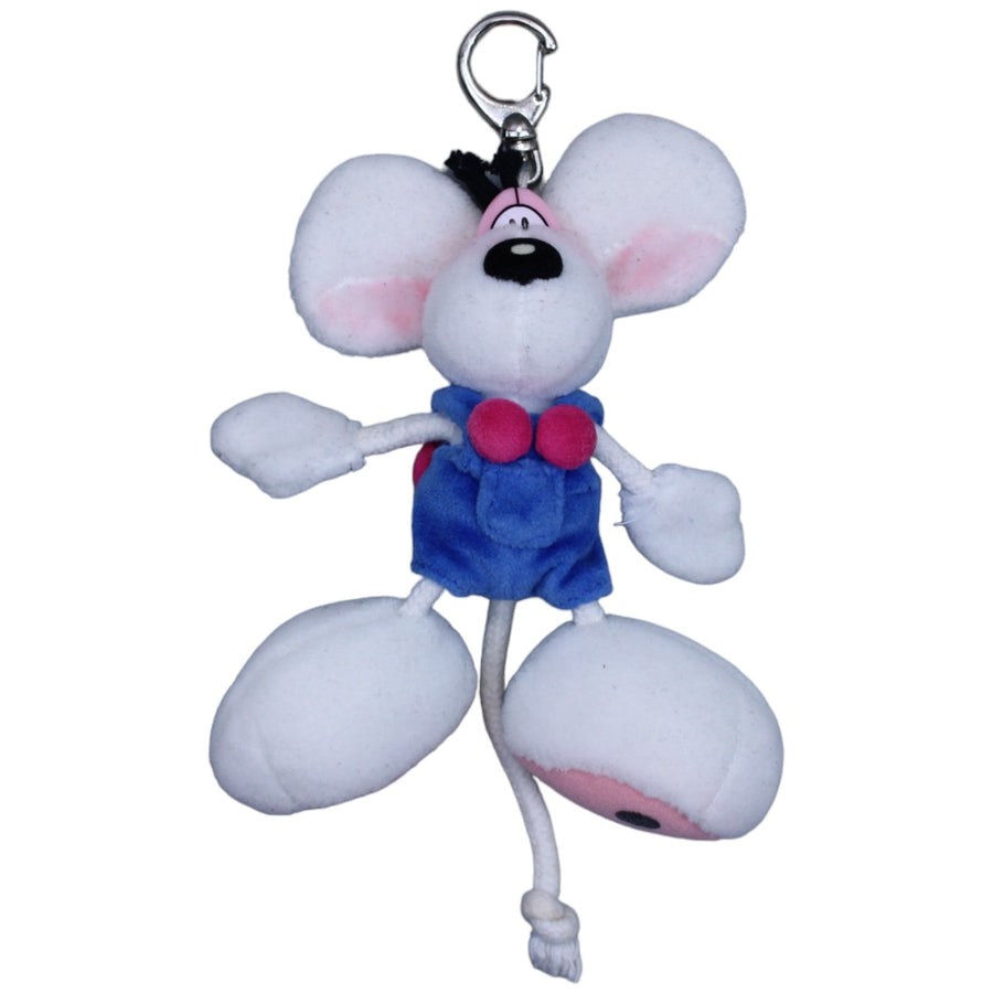 Diddl-Maus mit blauer Latzhose