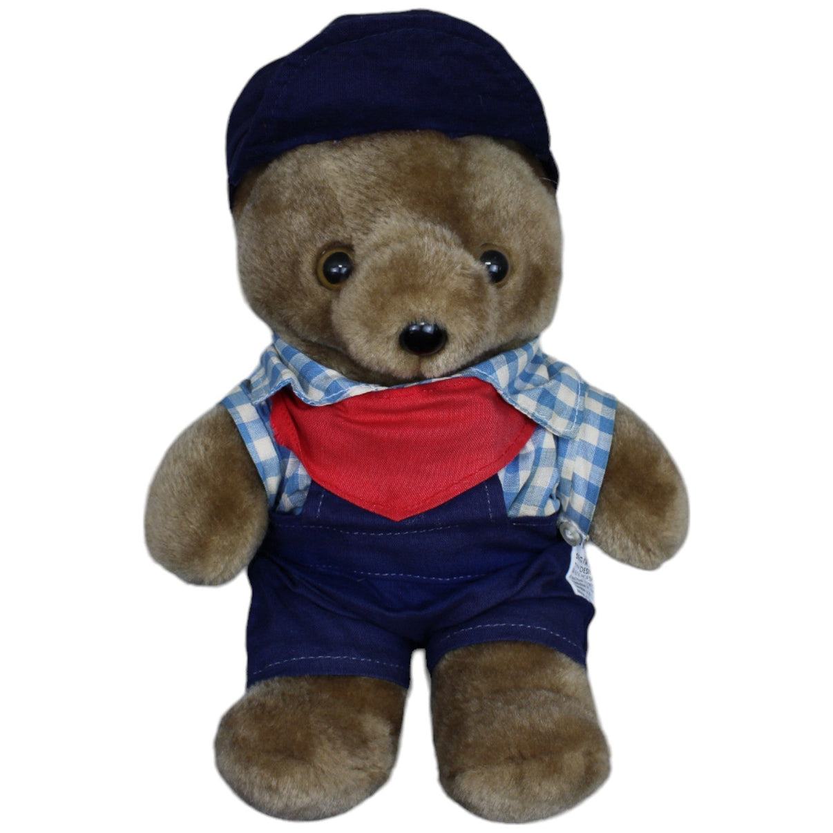 1237163 Segenta Design Süßer Teddybär in Lokführer Uniform Kuscheltier Kumpel Leo Gebraucht Vintage