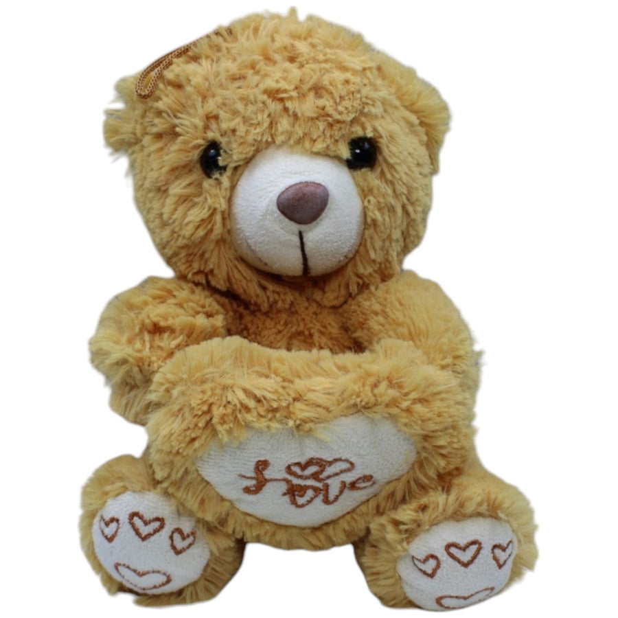 Flauschiger Teddybär mit Herz "Love"
