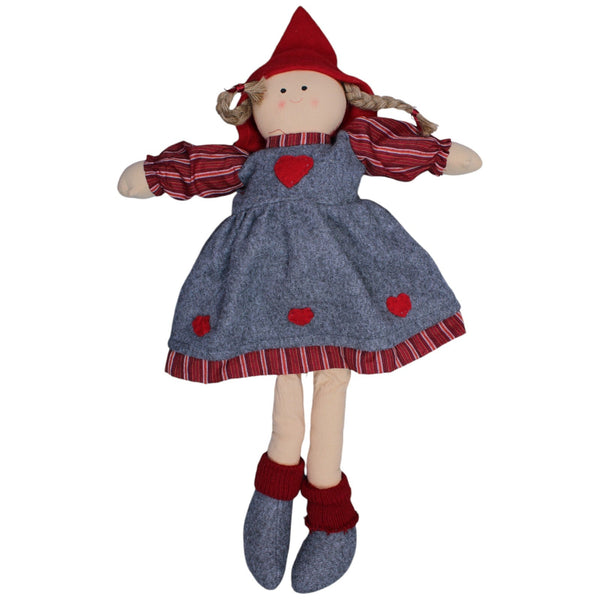 XL Mädchen mit roter Zipfelmütze