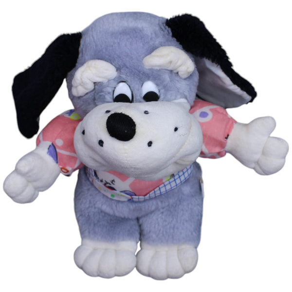 Grauer Hund mit Schlappohren