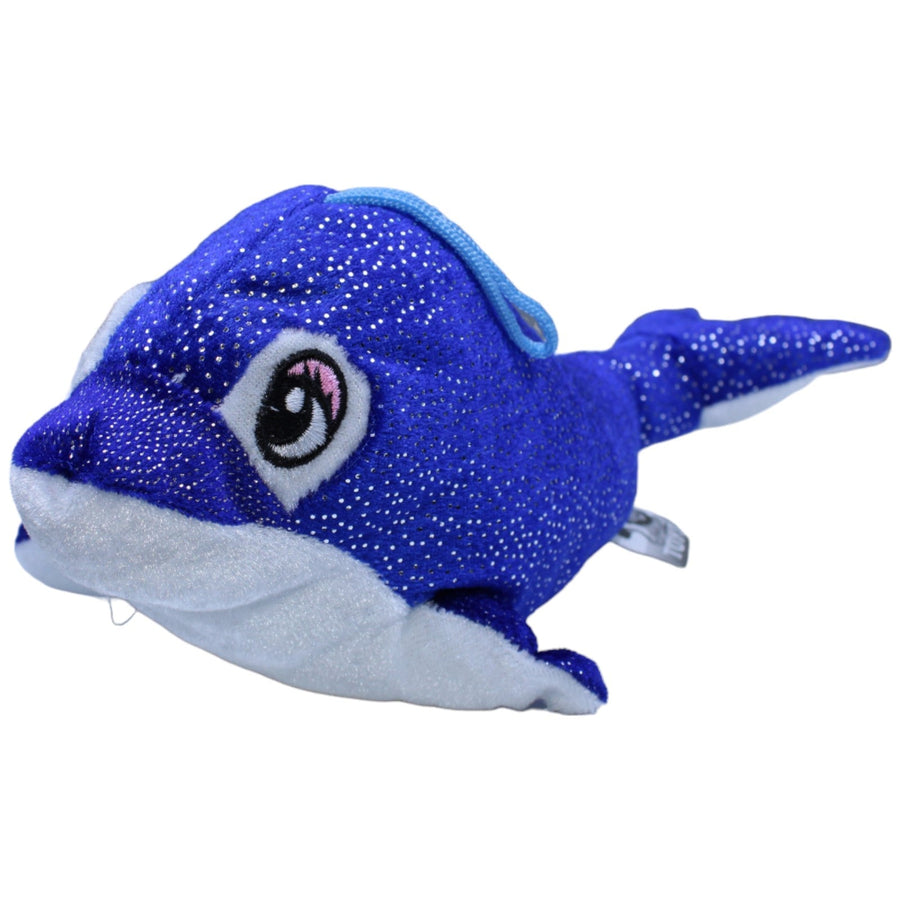 Flos Toys, glitzernder Delfin dunkelblau
