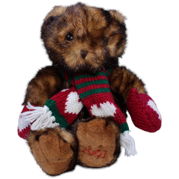 2001 Teddybär mit Fäustlingen und Schal