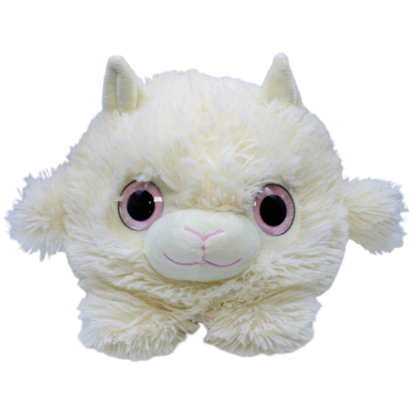 Lama beige, rund
