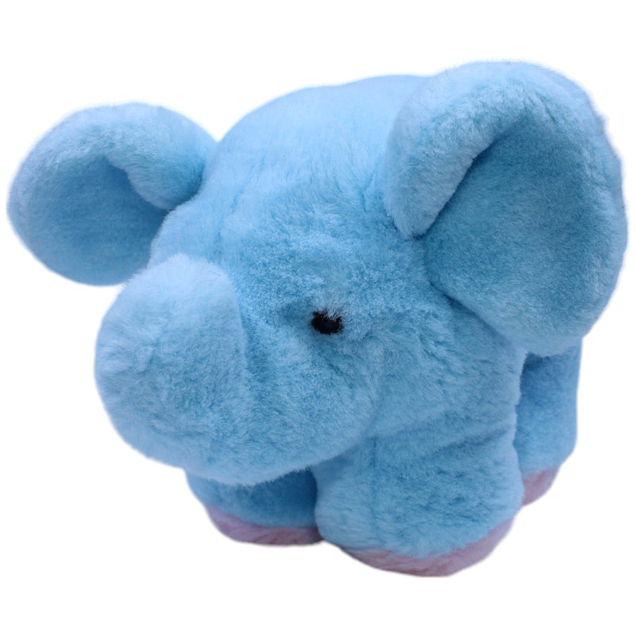 Hellblauer Elefant mit Rassel