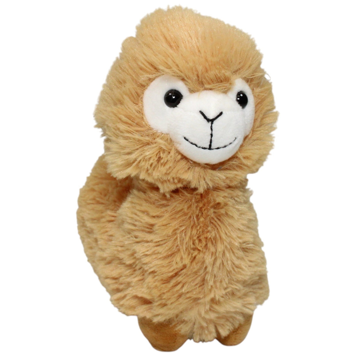 1237807 TEDI Kuschelfreund, Alpaka hellbraun Kuscheltier Kumpel Leo 19cm Alpaka Braun
