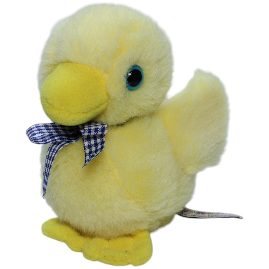Enten Küken mit blau-karierter Schleife