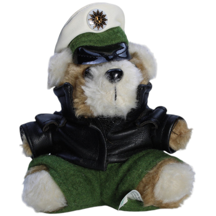 Teddybär mit alter bayrischer Polizeiuniform