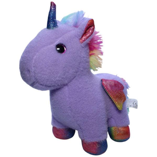 Action, Glitzer Pegasus Einhorn lila