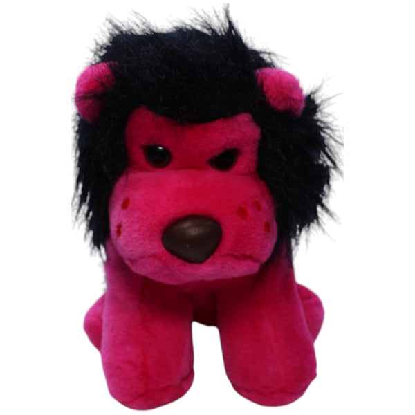 Pinker Löwe mit schwarzer Mähne