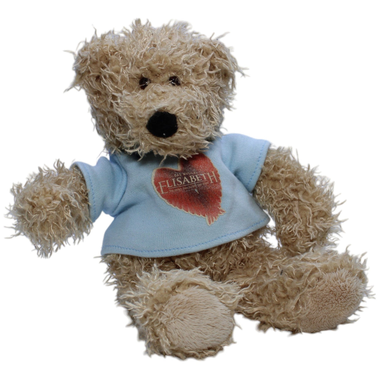 1238503 Teddy - Hermann Teddybär mit Shirt "Elisabeth das Musical" Kuscheltier Kumpel Leo Bär Gebraucht Sissi