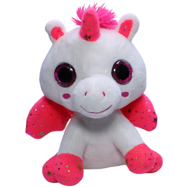 Flos Toys, Einhorn weiß-pink