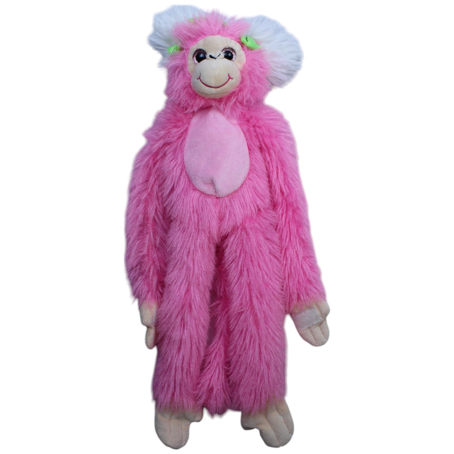XL Affe mit Klett Händen, rosa