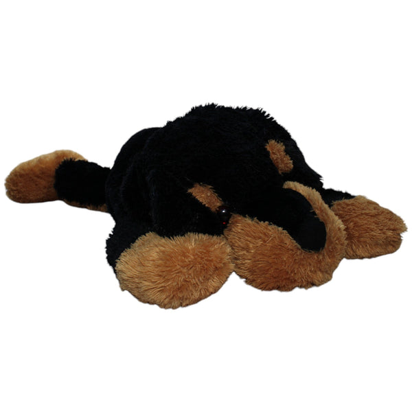 Riesiger liegender Hund, schwarz