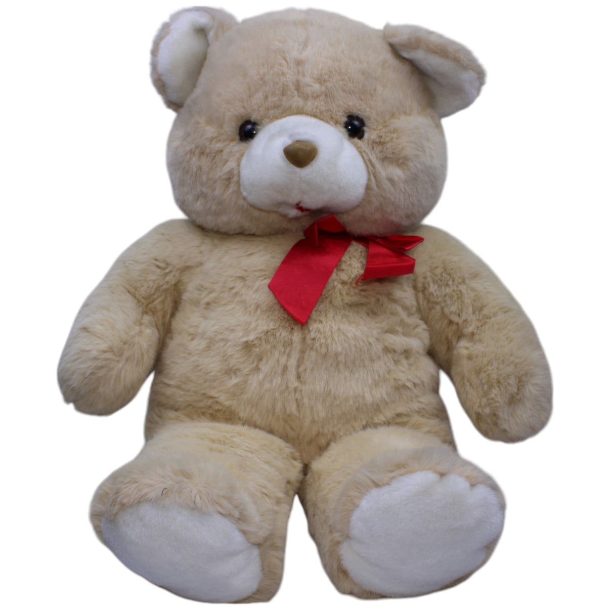 1239426 Optimus XXXL Teddybär mit roter Schleife Kuscheltier Kumpel Leo Bär Gebraucht Teddy