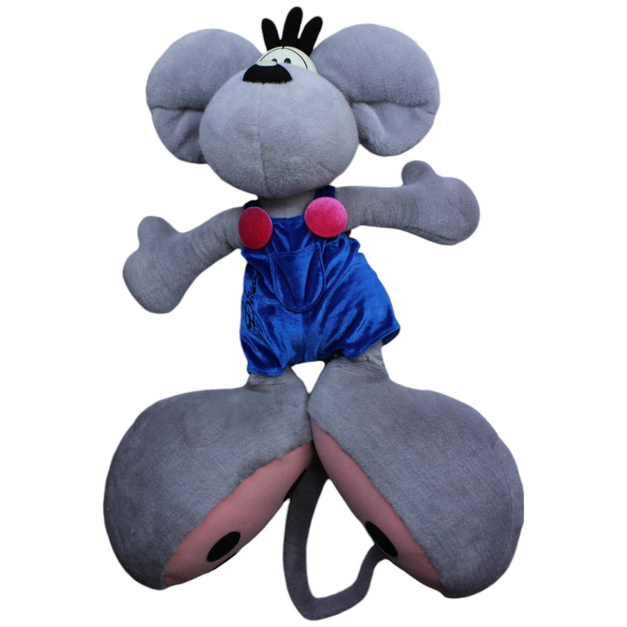 XL Diddl Maus mit blauer Latzhose