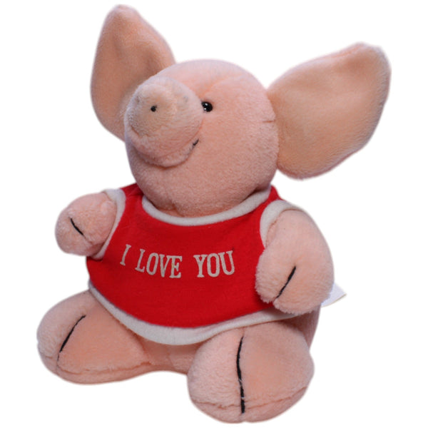 Schwein mit "I LOVE YOU"-Shirt