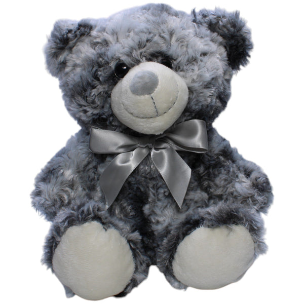 Hübscher grauer Teddybär mit Schleife