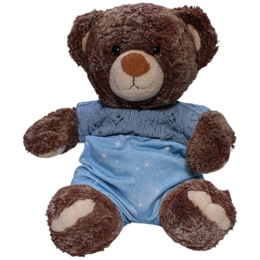Teddybär mit Pullover & Hose, sitzend