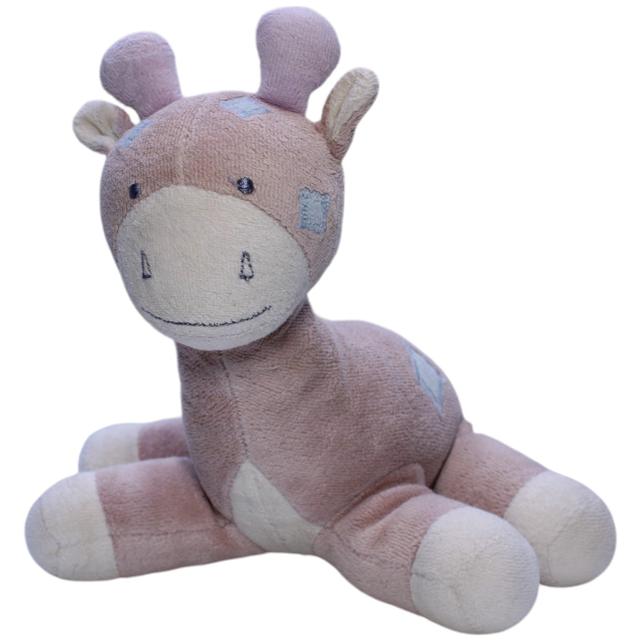 Giraffe mit Rassel, hellbraun