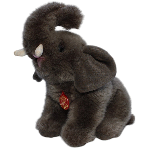 Süßer sitzender Elefant, braun