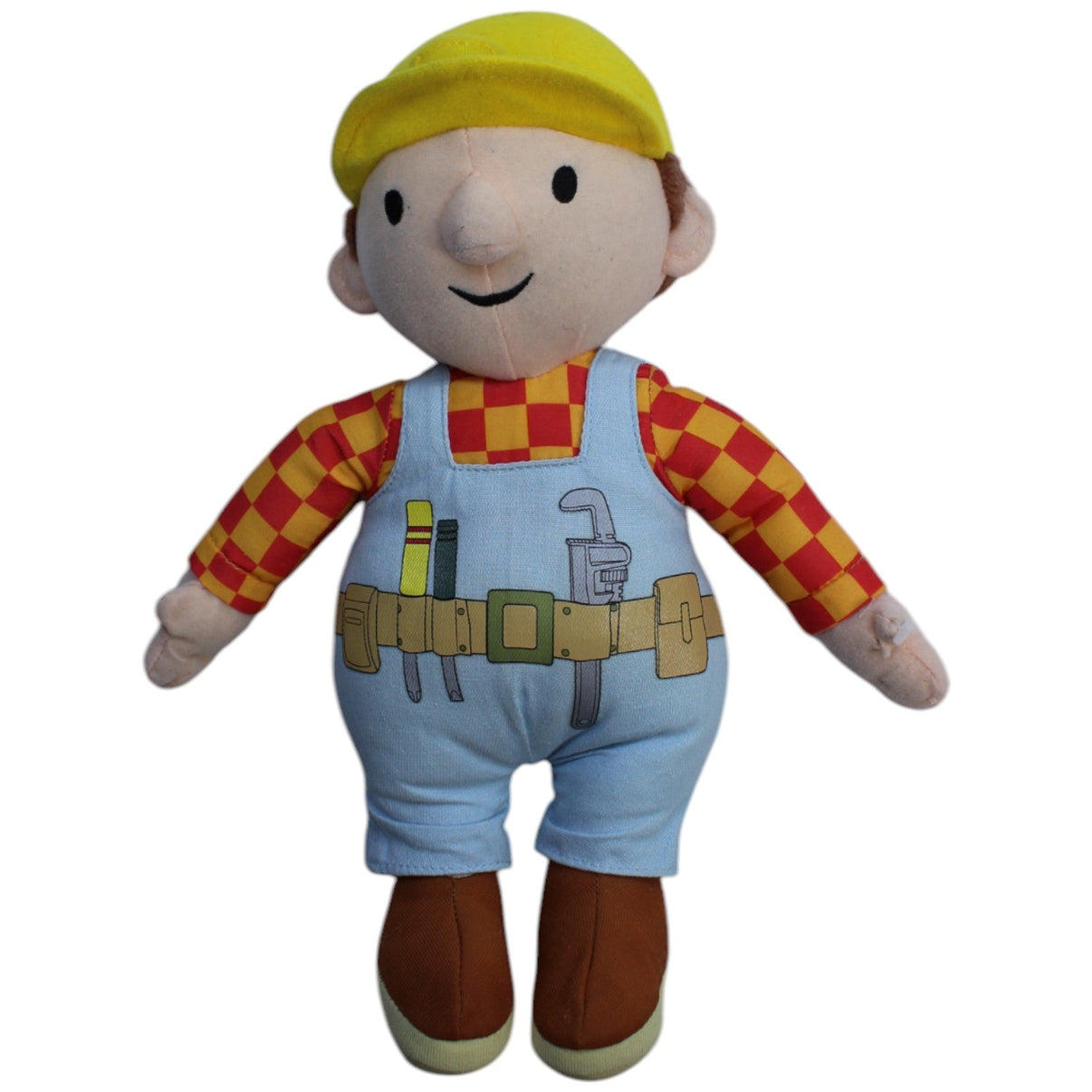 1239685 HIT Entertainment Bob der Baumeister Plüschfigur Kumpel Leo Gebraucht Vintage