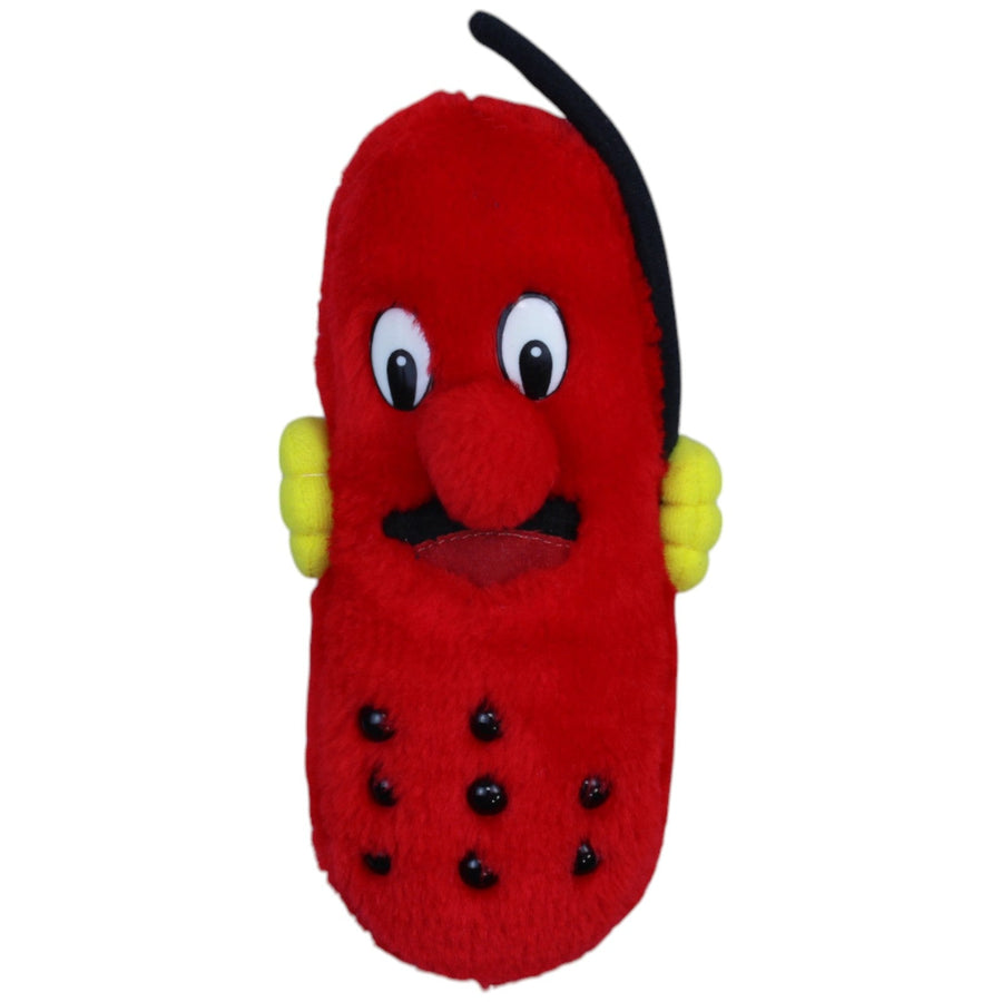 Rotes Handy mit Gesicht