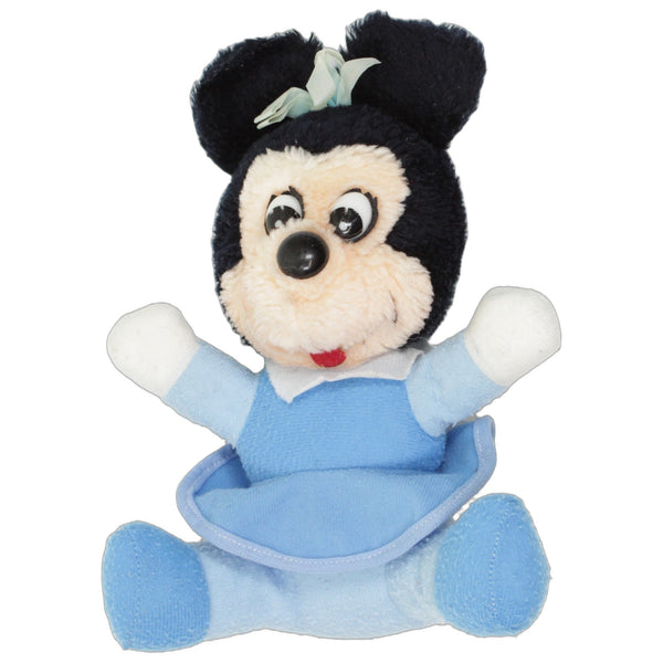 Minnie Maus in blauem Kleid