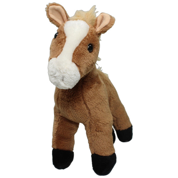 Stehendes braunes Pferd