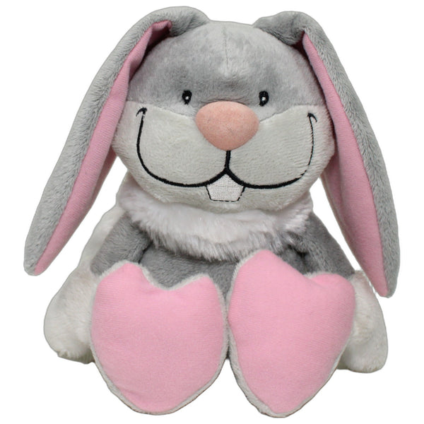 Süßer Hase mit rosa Füßen & großen Ohren