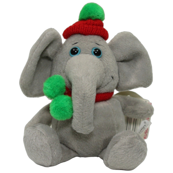 Kleiner Elefant Fridolin mit Schal & Mütze