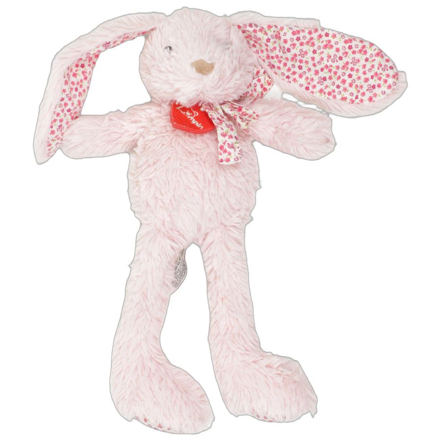 Lumpin, rosa Schlenker Hase mit Blumenmuster