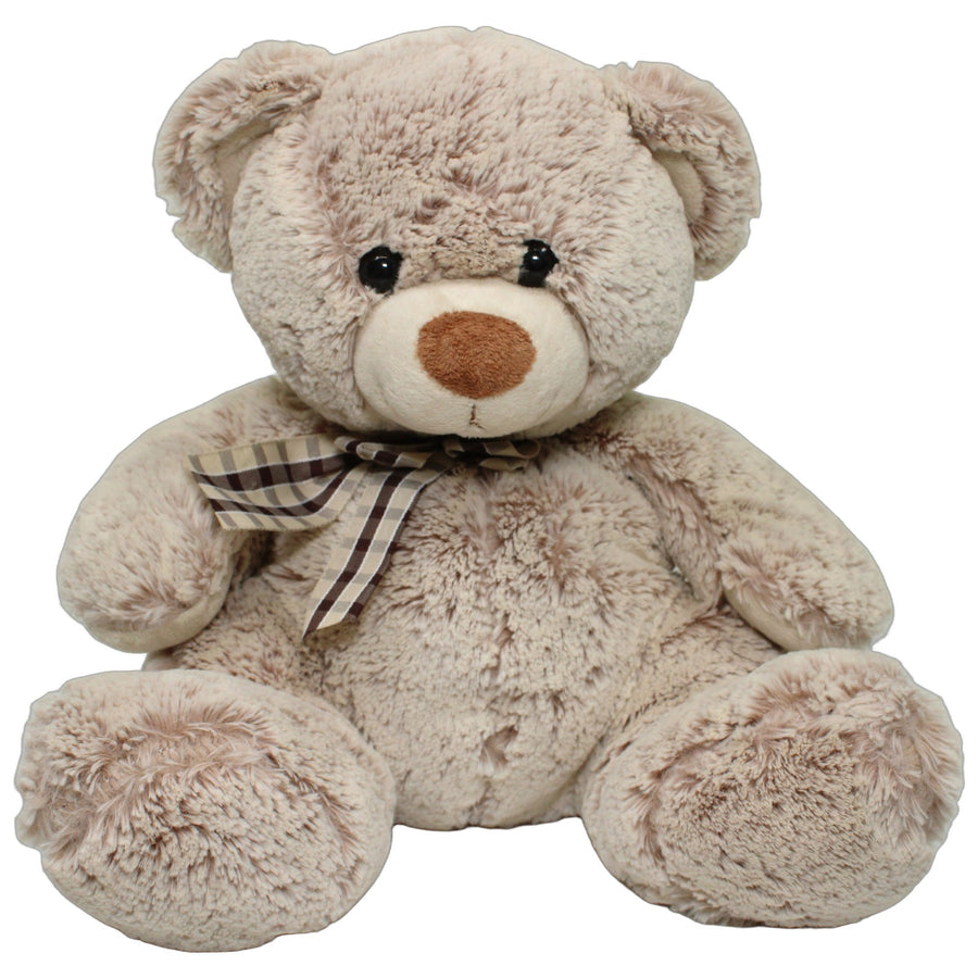 XL Teddy mit Schleife, hellbraun