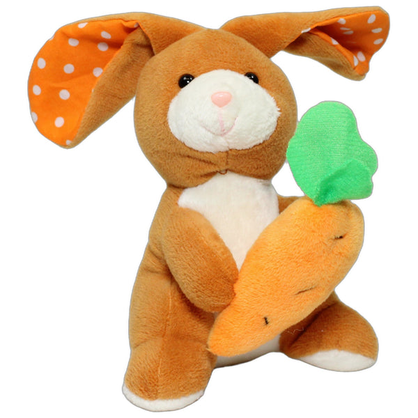 Süßer Hase mit Karotte & gepunkteten Ohren
