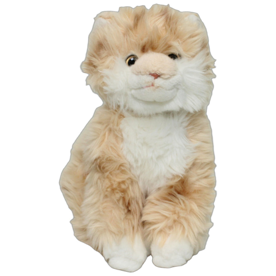 Niedliche Katze, beige-weiß