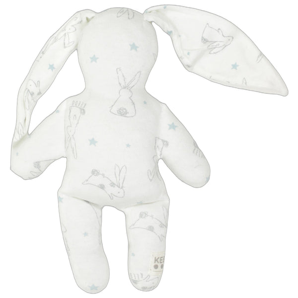 Weißes Hase mit Hasenmuster & langen Ohren