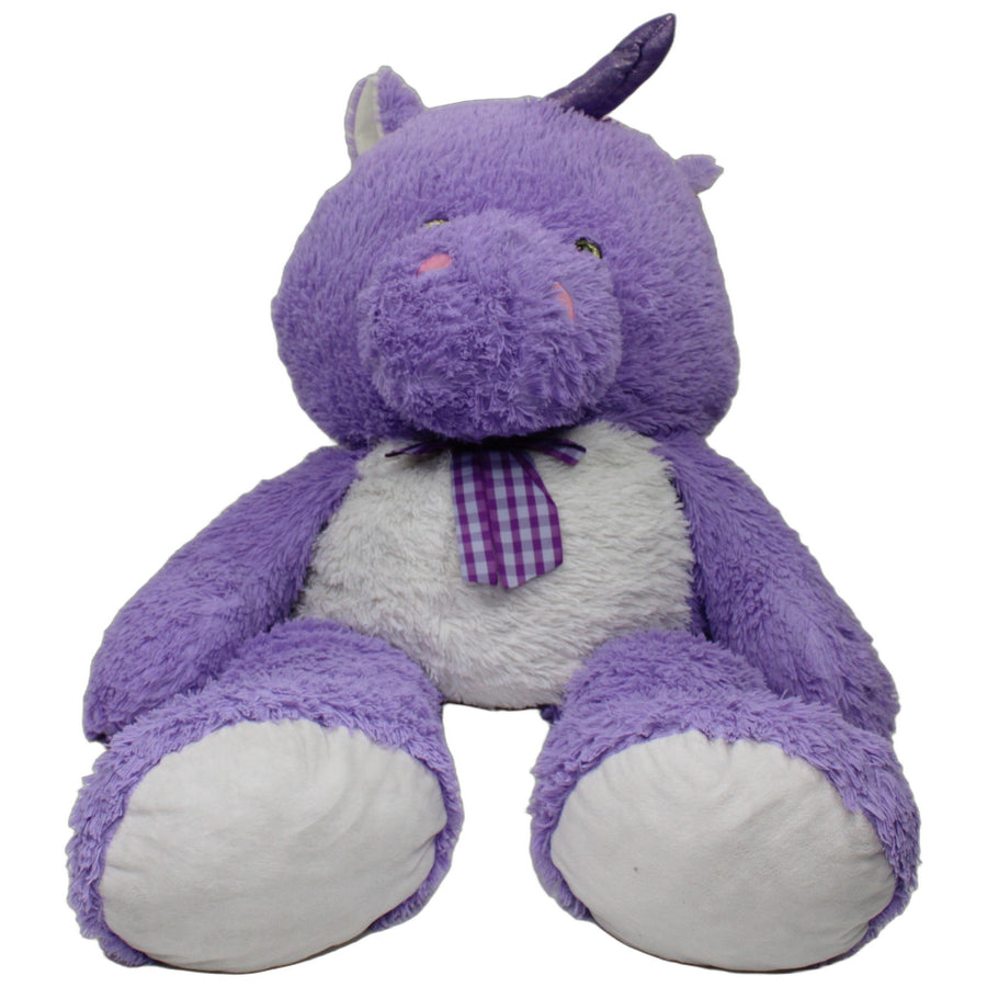 Lila riesen Einhorn mit weißem Bauch & Glitzeraugen
