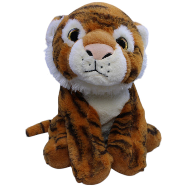 Action, süßer Tiger mit Glitzer-Augen