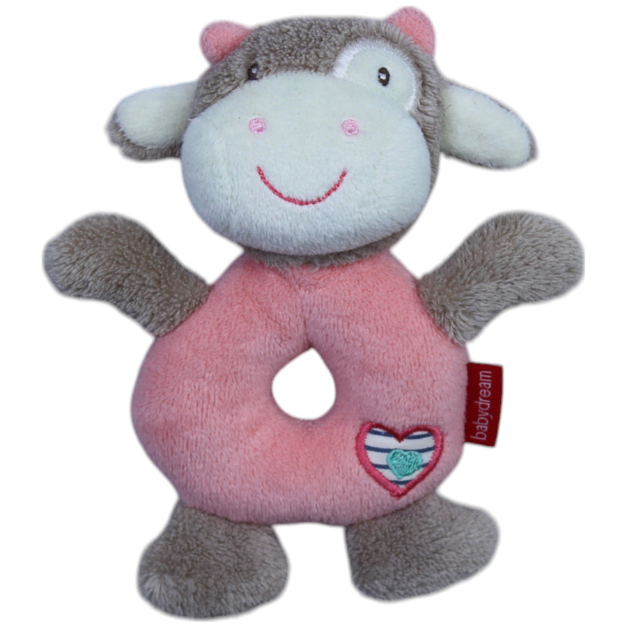 Kuh, beige-rosa